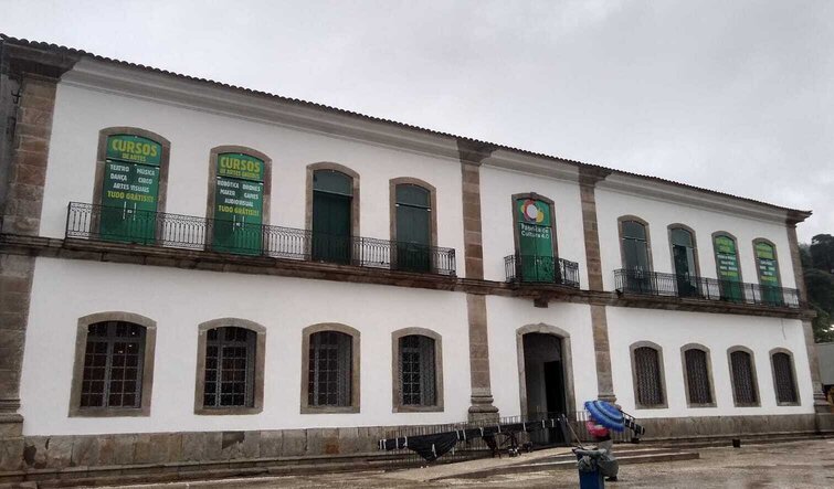 Fachada da Fábrica de Cultura de Santos