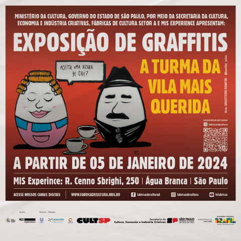 arte - EXPOSIÇÃO DE GRAFFITIS | A TURMA DA VILA MAIS QUERIDA