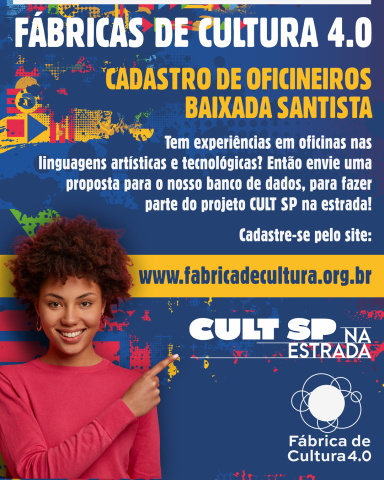 Arte - Cadastro de Oficineiros da Baixada Santista