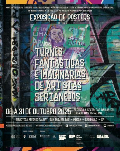 arte - Exposição: Turnês Fantásticas e Imaginárias de Artistas Sertanejos