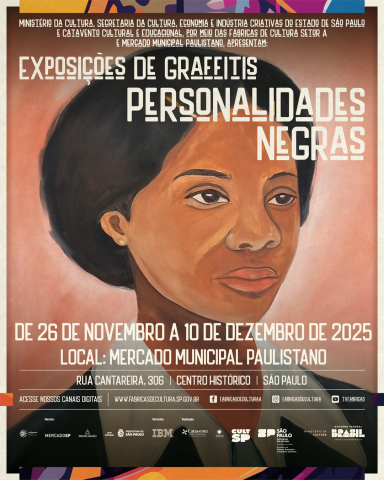 arte - Exposição de Graffitis: Personalidades Negras