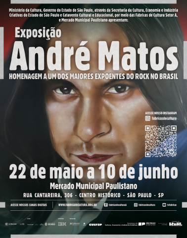 Letras brancas e o retrato de Adoniram ao fundo em grafiti 