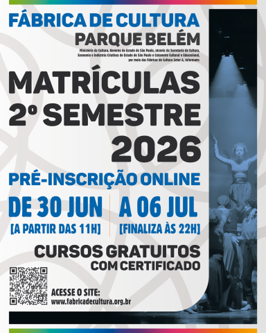 Imagem com descritivo sobre as matrículas do 2º semestre