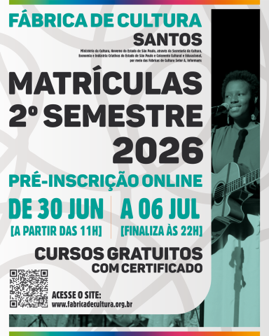 Imagem com descritivo sobre as matrículas do 2º semestre