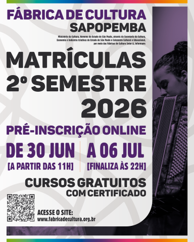 Imagem com descritivo sobre as matrículas do 2º semestre