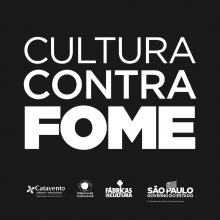 Informativo da campanha Cultura contra a fome