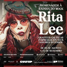 arte Homenagem à Rainha do Rock, Rita Lee!