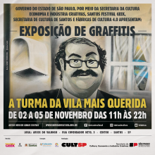 arte divulgação - exposição de graffitis