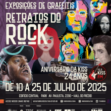 EXPOSIÇÃO “RETRATOS DO ROCK” - 10 a 25 de julho 2025