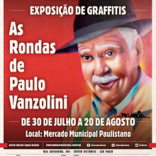 Arte - EXPOSIÇÃO: “AS RONDAS DE PAULO VANZOLINI” - de 30 de julho a 20 de agosto 2025