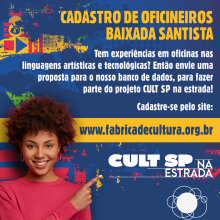 Arte - Cadastro de Oficineiros da Baixada Santista