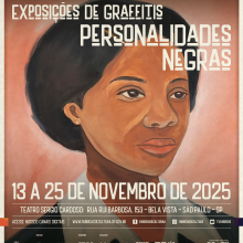 arte - Exposição de Graffitis: Personalidades Negras