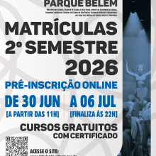 Imagem com descritivo sobre as matrículas do 2º semestre